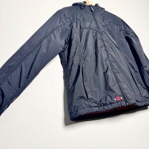 Vintage Burton Snow Jacket Full Zip in Black w/Red Accents Sz M